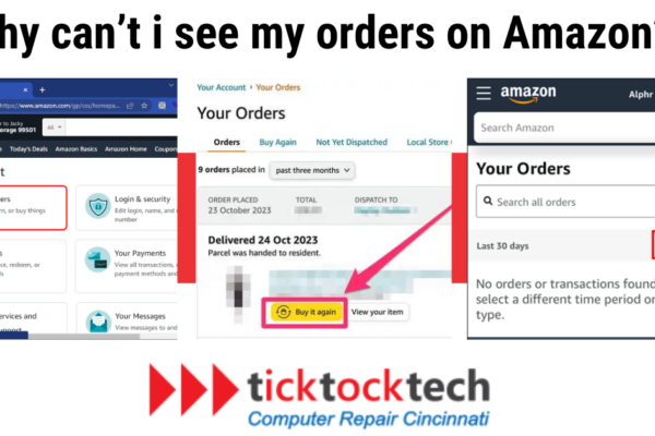 Why Can't I See My Orders on Amazon?