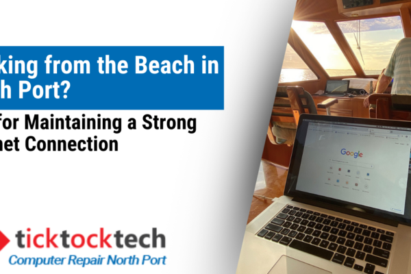 Working from the Beach in North Port? Tips for Maintaining a Strong Internet Connection