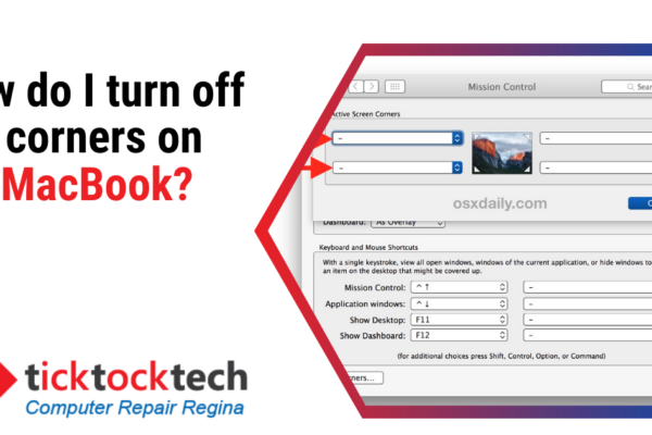 How do I turn off hot corners on my MacBook?