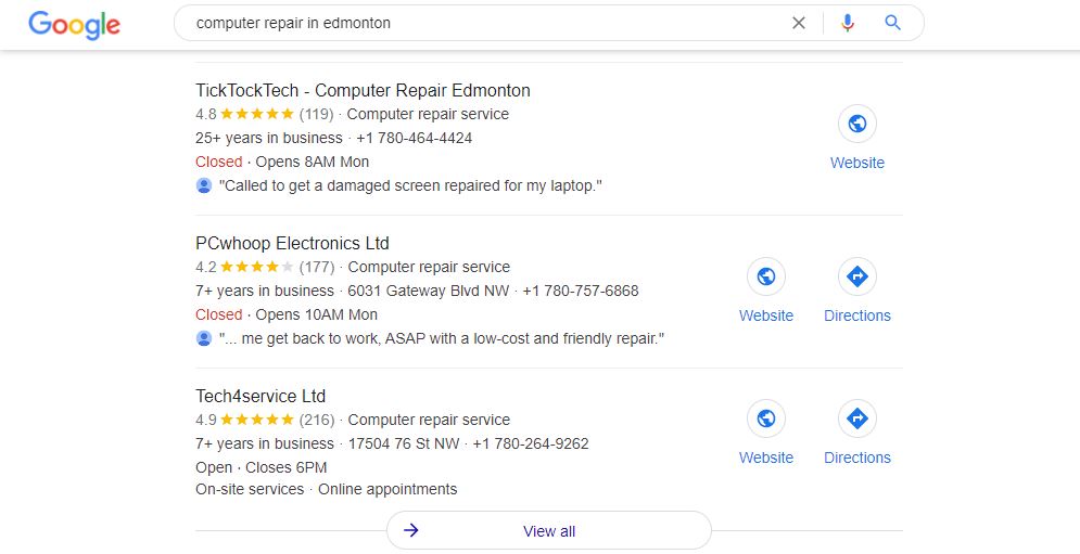Computer repair Edmonton