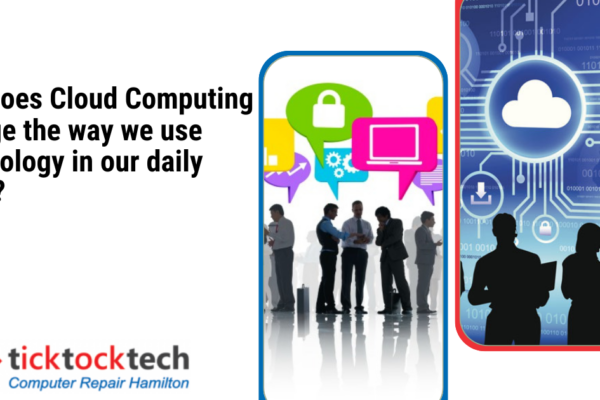How does cloud computing change the way we use technology in our daily lives?