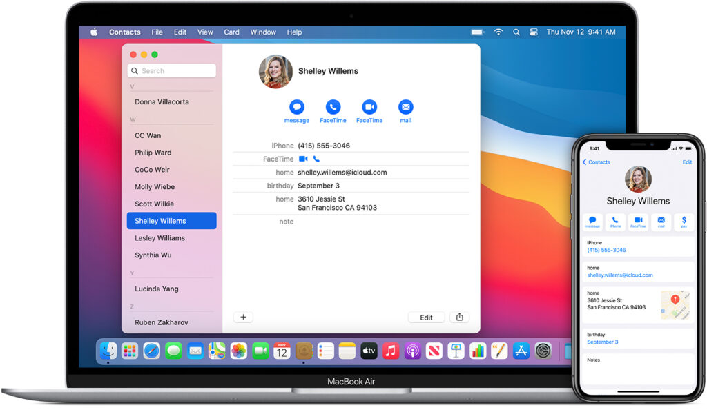 How To Sync Contacts from iPhone To Macbook