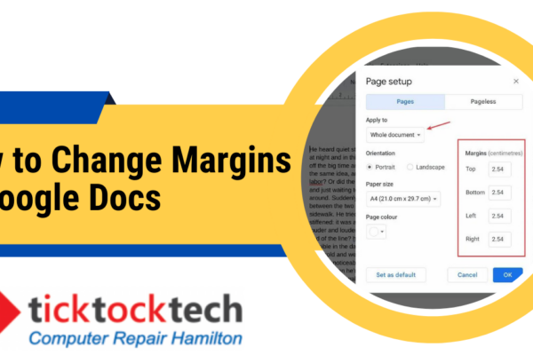 How To Change Margins in Google Docs