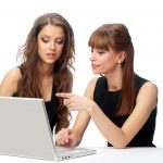 Women needing mac book computer repair