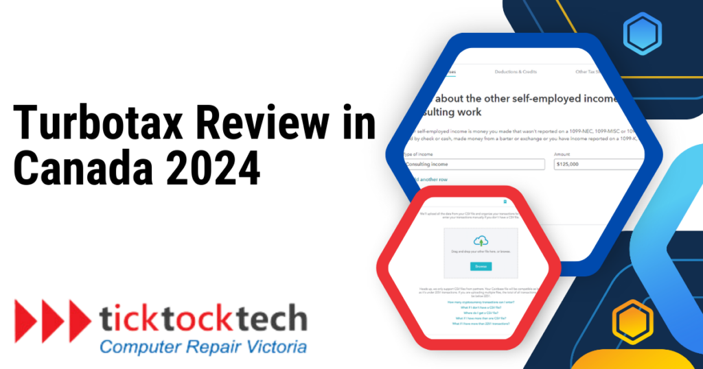 TurboTax Review in Canada 2024 TickTockTech Computer Repair Victoria