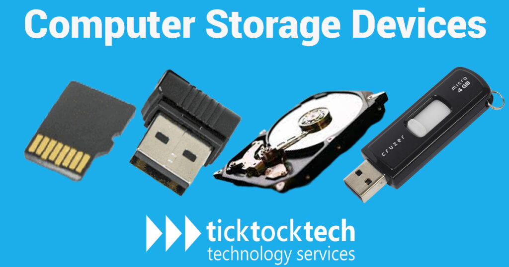 Computer storage devices: Types, Examples, and Features