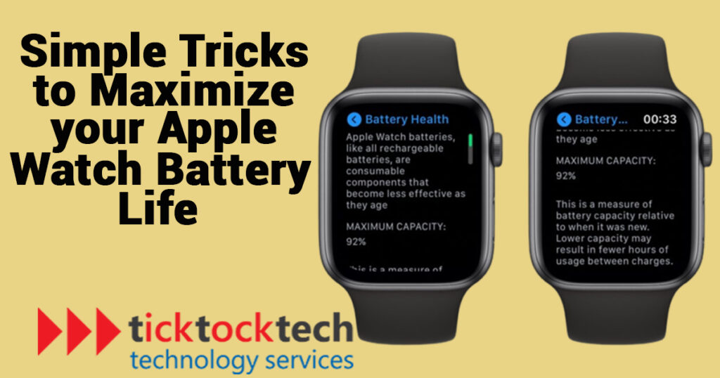 7Simple Tricks To Maximize Your Apple Watch Battery Life - TickTockTech