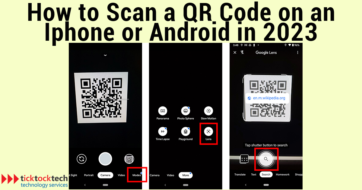 How to Scan a QR Code on an iPhone or Android : HelloTech How