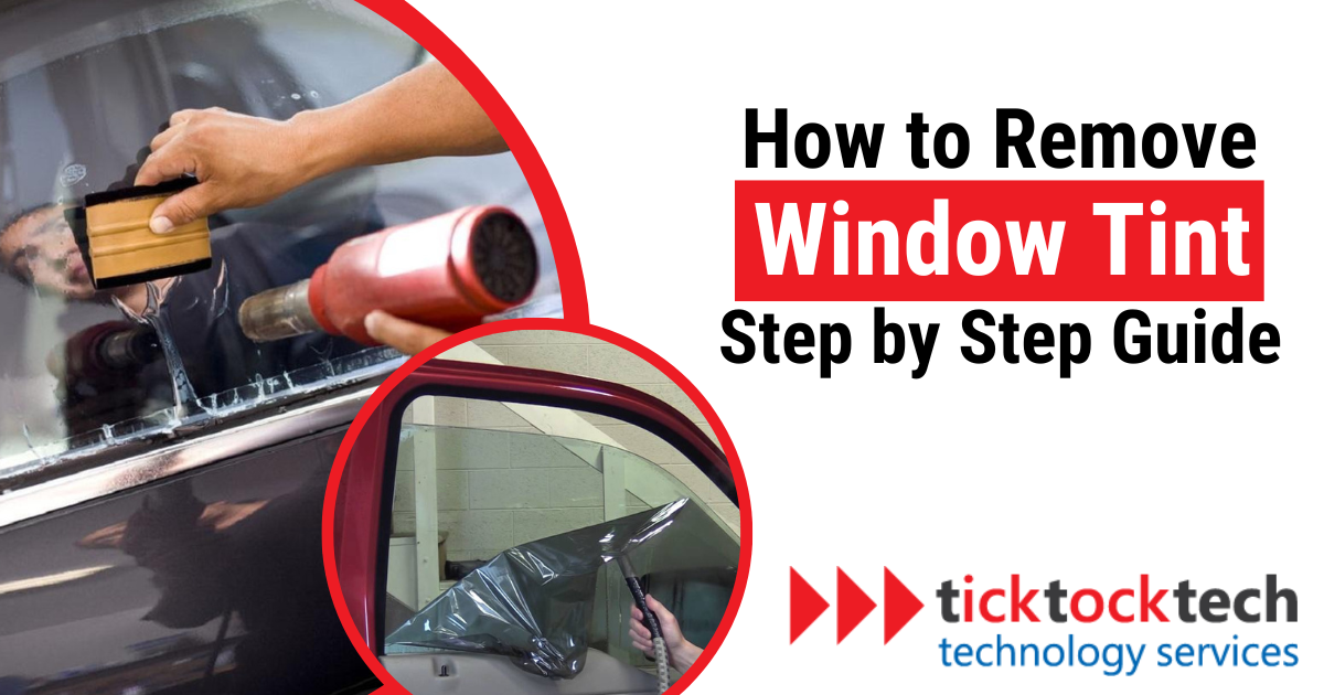 How to Remove Window Tint