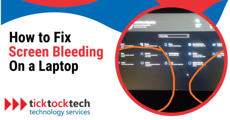 How to Fix Screen Backlight Bleeding on a Laptop - Computer Repair ...