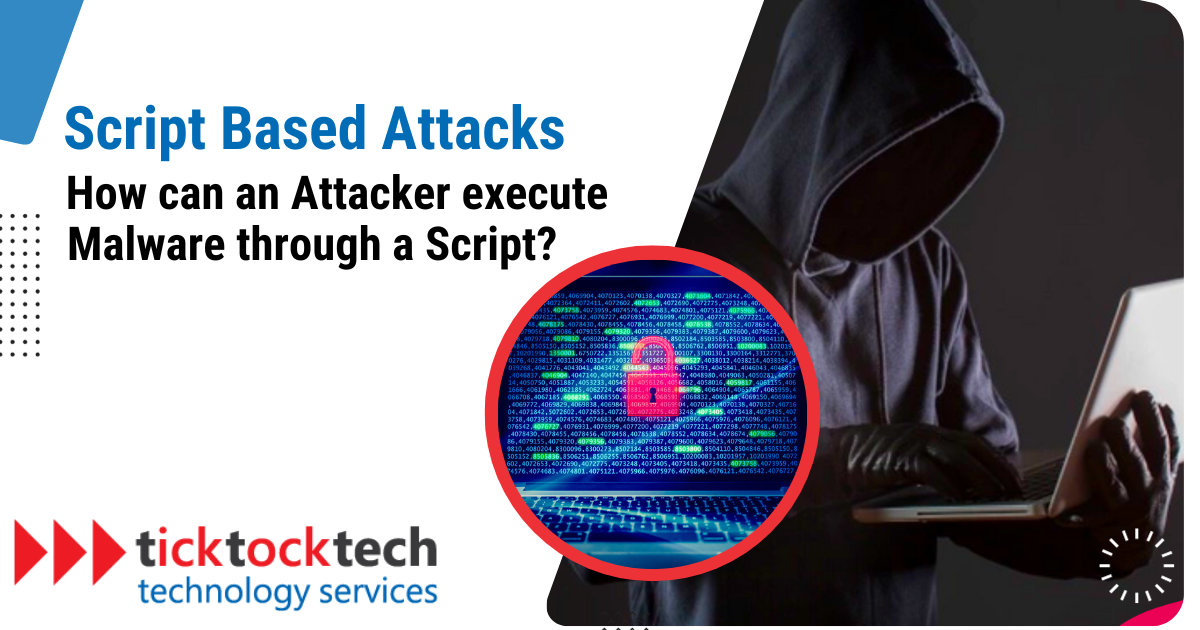 How can an attacker execute malware through a script? 2022