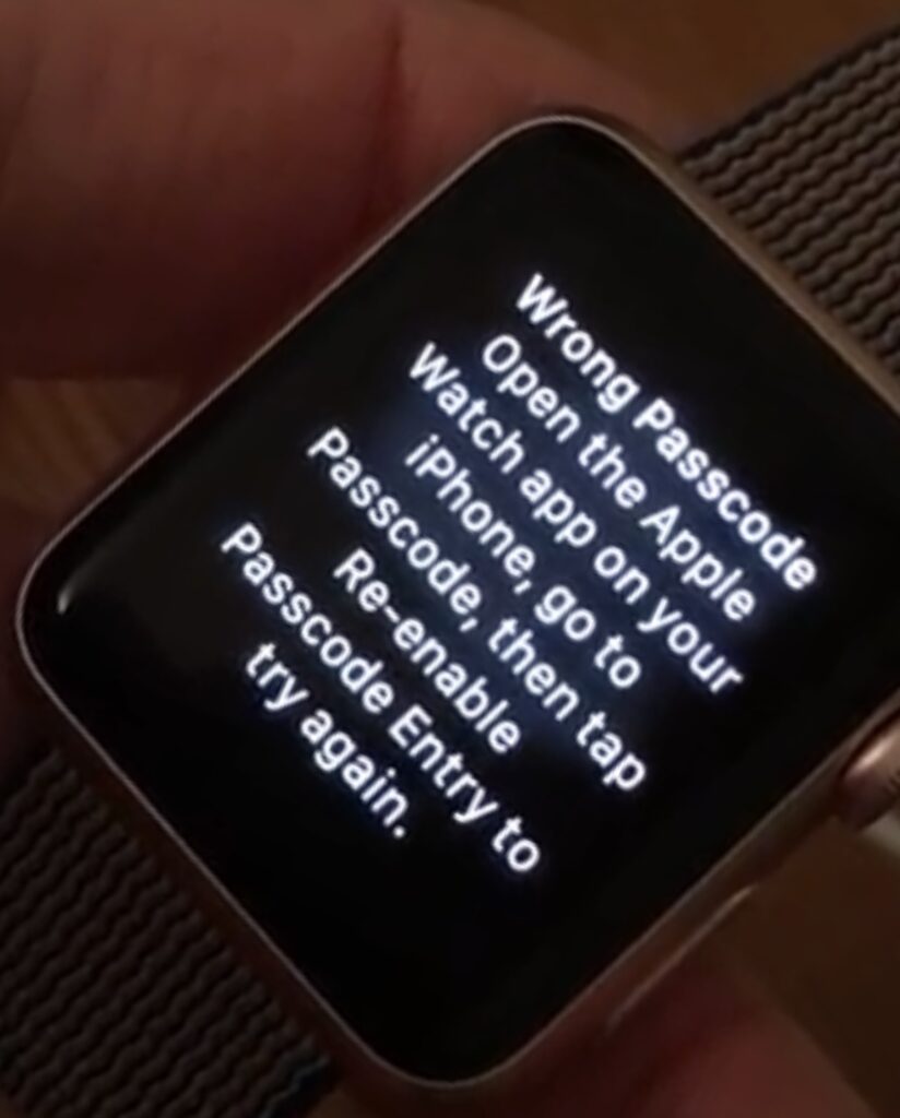 Factory reset apple watch broken online screen