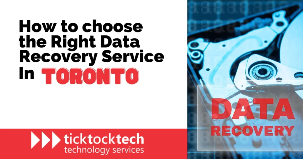 How to choose the right data recovery service in Toronto
