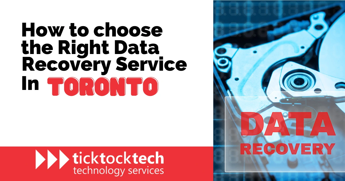 How to choose the right data recovery service in Toronto