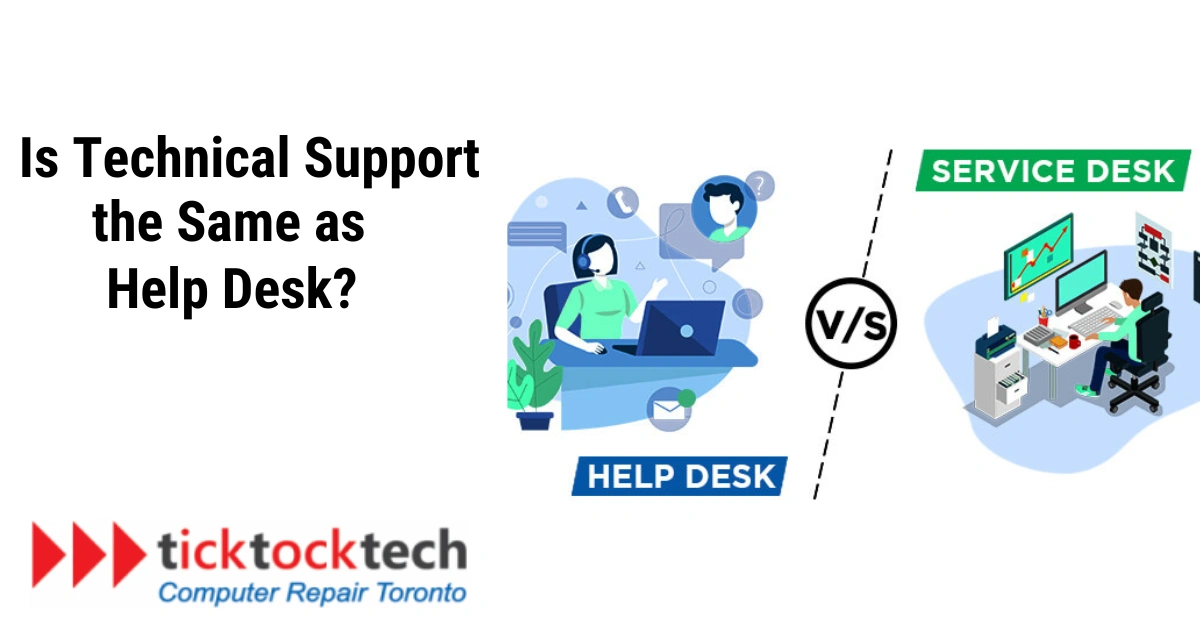 Is Technical Support The Same As Help Desk?