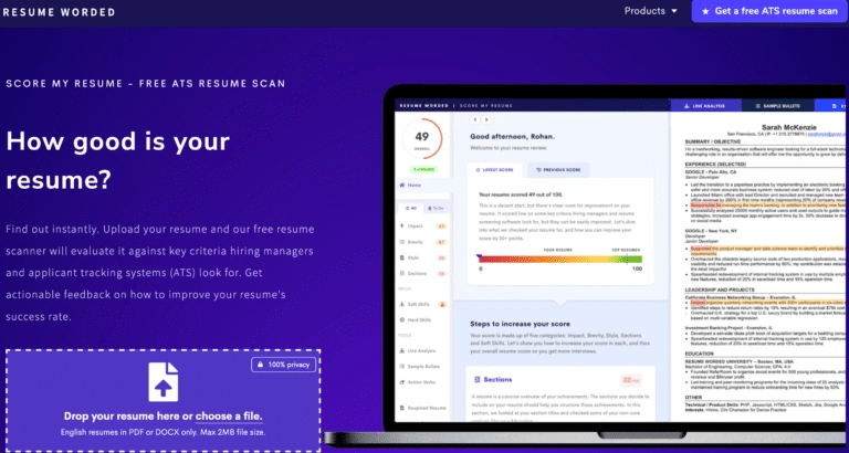 Best ATS Resume Checker and Websites [2024 Update]